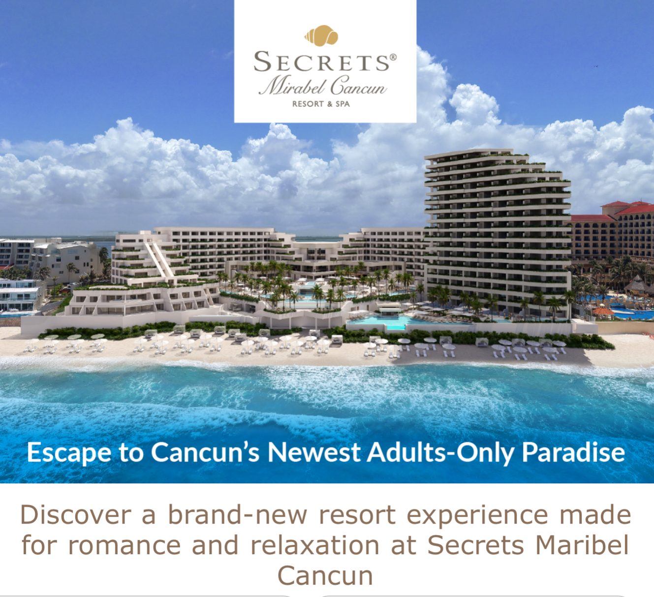 Secrets Mirabel Cancun Resort & Spa — escape to Cancun's newest adults-only paradise