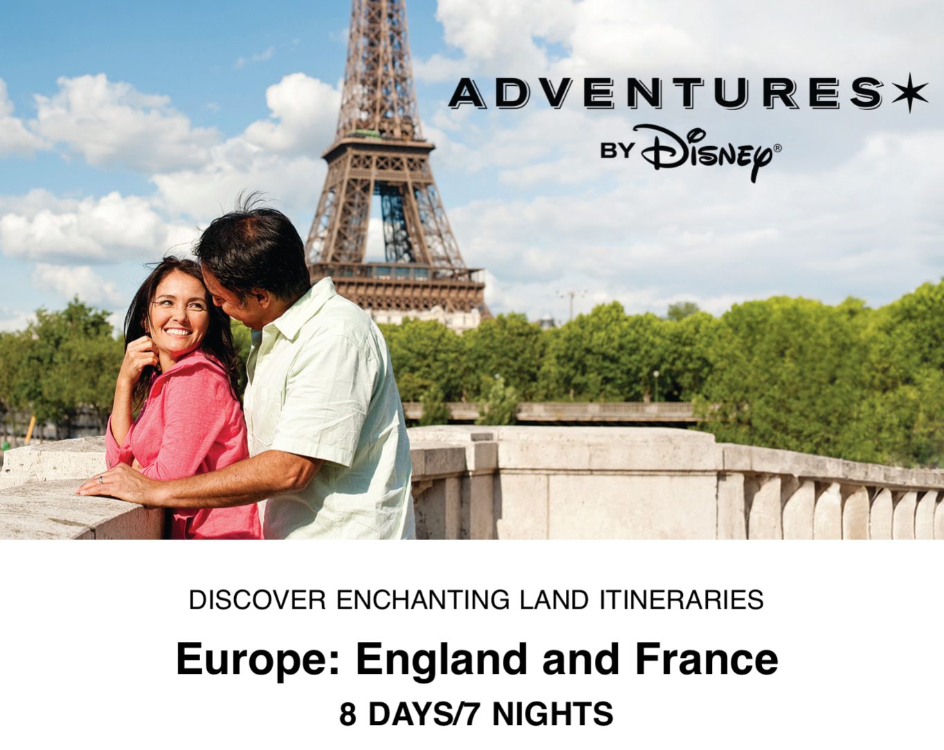 Discover enchanting land itineraries — Europe: England and France, 8 days / 7 nights