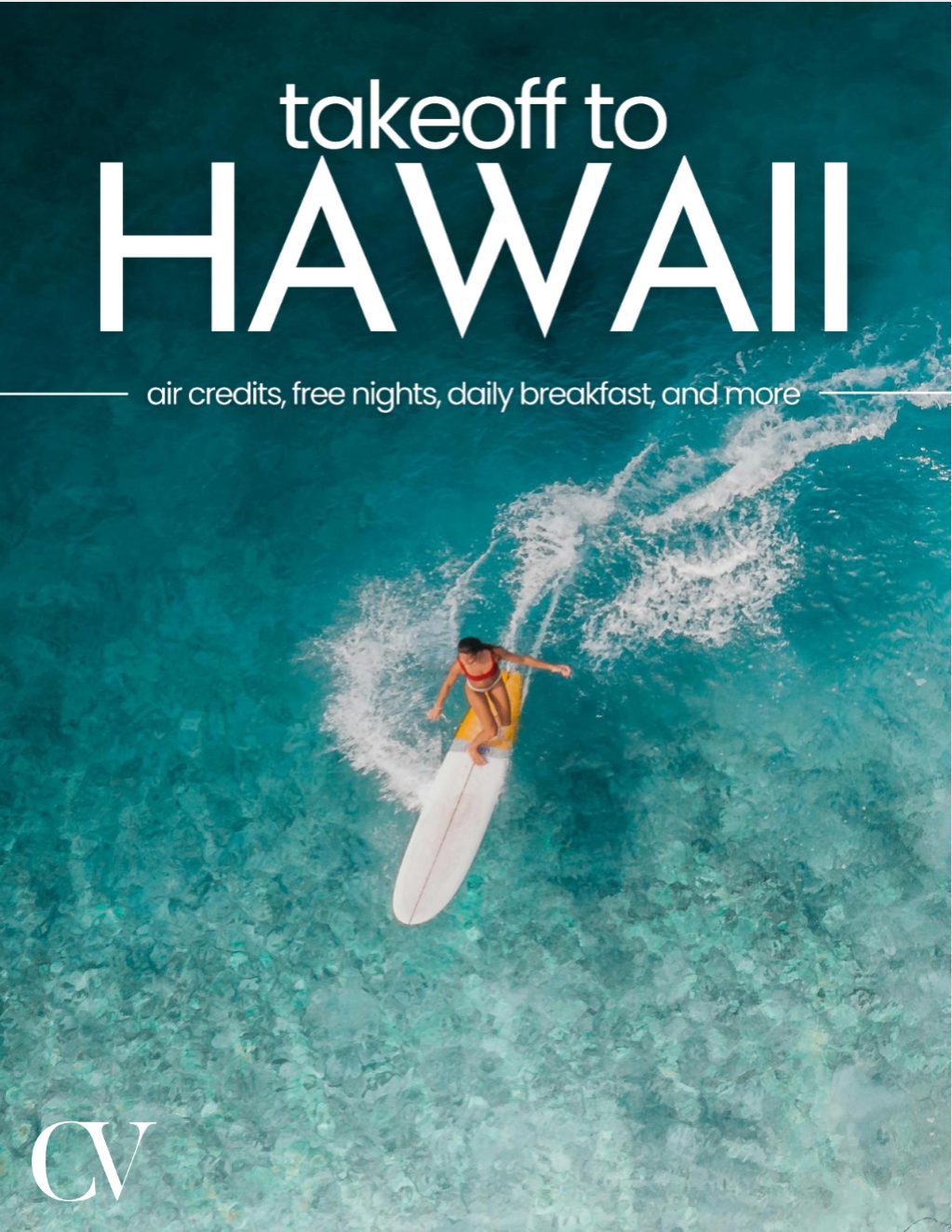 Takeoff to Hawaii — air credits, free nights, daily breakfast and more