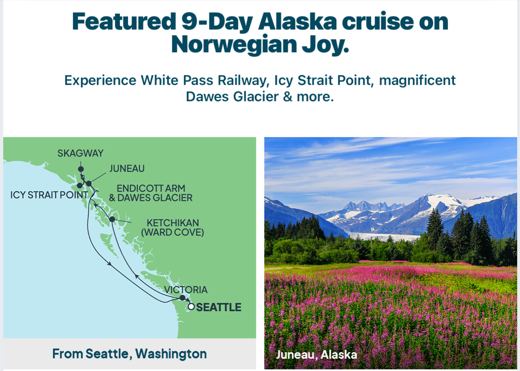 Featured 9-Day Alaska on Norwegian Joy
