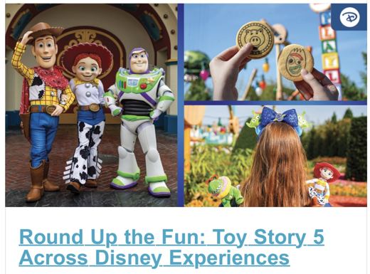 Round up the fun: Toy Story 5 across Disney Experiences